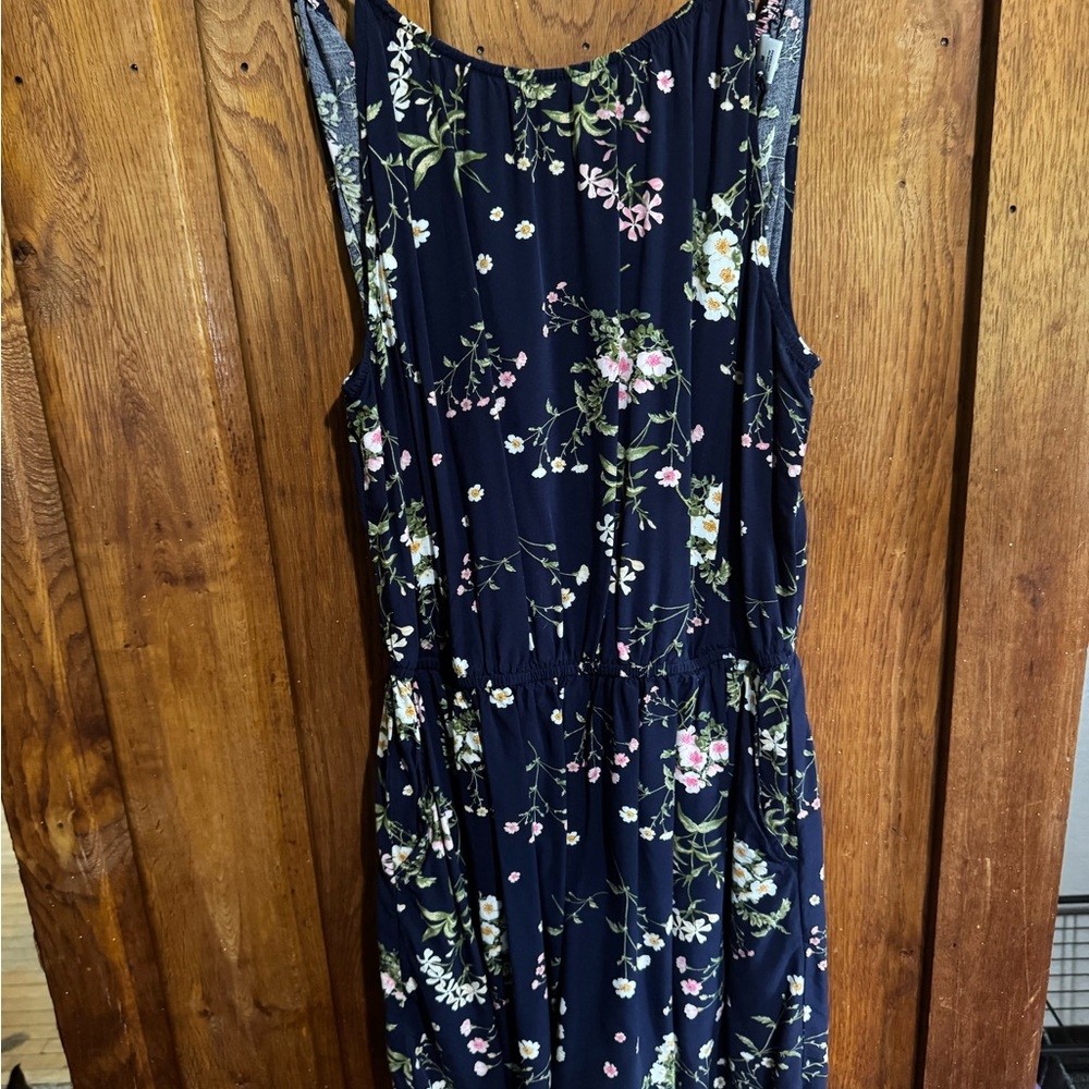 Floral Navy Dress